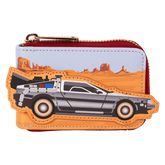 back to the future 40th anniversary time machine accordion wallet