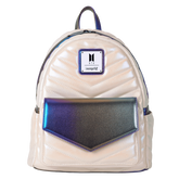 funko pop! by loungefly bts iridescent quilted mini backpack