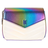 funko pop! by loungefly bts iridescent quilted crossbody bag