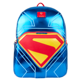 superman light up glow full-size backpack