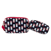 demon slayer all-over print sling crossbody bag with coin bag