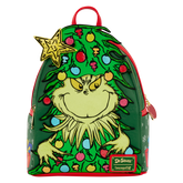 dr. seuss how the grinch stole christmas! tree light up plush mini backpack