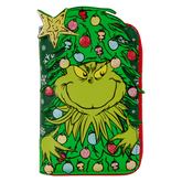 dr. seuss how the grinch stole christmas! tree zip around wallet