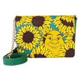 shrek & donkey sunflower field crossbody bag