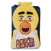 five nights at freddy's chica plush cosplay zip around wallet