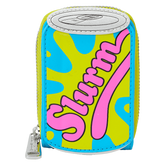 wondercon limited edition futurama slurm glow accordion zip around wallet