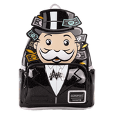 monopoly 90th anniversary pennybags glitter cosplay mini backpack