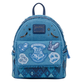 harry potter hogwarts denim mini backpack