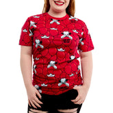 it pennywise red balloon unisex tee