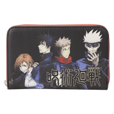 jujutsu kaisen exclusive first years and gojo sensei zip around wallet
