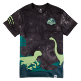 jurassic world jungle scene unisex tee