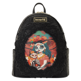 loungefly día de los muertos la catrina photo insert mini backpack