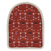 loungefly cream & red floral light-up mini backpack bag organizer insert