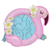 loungefly flamingo pool float figural crossbody bag with coin bag