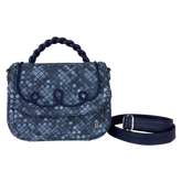 loungefly faux denim crossbody bag