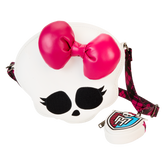 monster high skullette figural crossbody bag with coin bag
