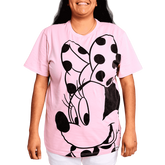 minnie mouse floral rock the dots unisex tee
