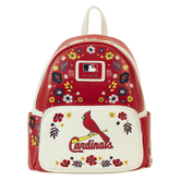 mlb st. louis cardinals floral mini backpack