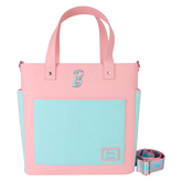classic barbie terry cloth convertible backpack & tote crossbody bag