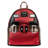 marvel metallic deadpool cosplay mini backpack