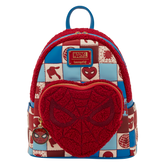 spider-man sherpa heart mini backpack