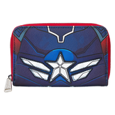captain america: brave new world cosplay zip around wallet