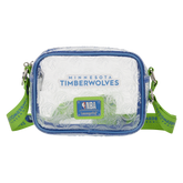 nba minnesota timberwolves clear crossbody stadium bag