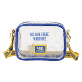 nba golden state warriors clear crossbody stadium bag