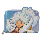 nycc limited edition one piece gear5 luffy glow cosplay zip around wallet