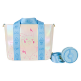 pokémon iridescent pikachu tote crossbody bag with coin bag