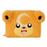 pokémon teddiursa limited edition sherpa cosplay zip around wallet