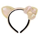 sanrio hello kitty 50th anniversary metallic gold ear headband