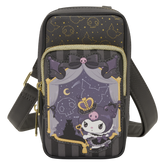 sanrio kuromi 20th anniversary cell phone crossbody bag with coin bag