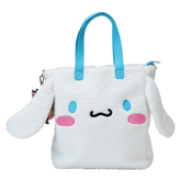 sanrio cinnamoroll cosplay sherpa tote crossbody bag with coin bag