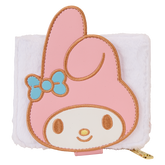sanrio exclusive my melody plush cosplay bifold wallet