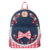 strawberry shortcake denim gingham mini backpack