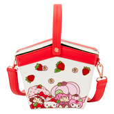 sanrio hello kitty & friends x strawberry shortcake scented figural basket crossbody bag