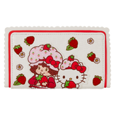 sanrio hello kitty & friends x strawberry shortcake flap wallet
