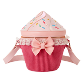 loungefly figural cupcake crossbody bag
