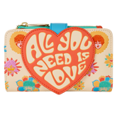 the beatles all you need is love flap wallet
