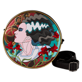 universal monsters the bride of frankenstein stained glass crossbody bag