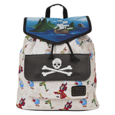 peter pan exclusive captain hook pirate ship drawstring full-size backpack
