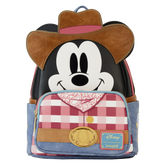 western mickey mouse cosplay mini backpack