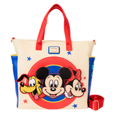 mickey & friends classic convertible backpack & tote crossbody bag