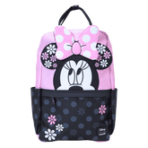 minnie mouse floral rock the dots full-size backpack