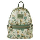 peter pan tinker bell clover all-over print mini backpack