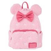 minnie mouse exclusive hearts strawberry scented sherpa mini backpack