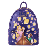 tangled rapunzel & flynn rider lantern light up mini backpack