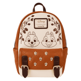 chip 'n' dale acorn quilted texture mini backpack