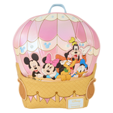 mickey & friends hot air balloon figural mini backpack